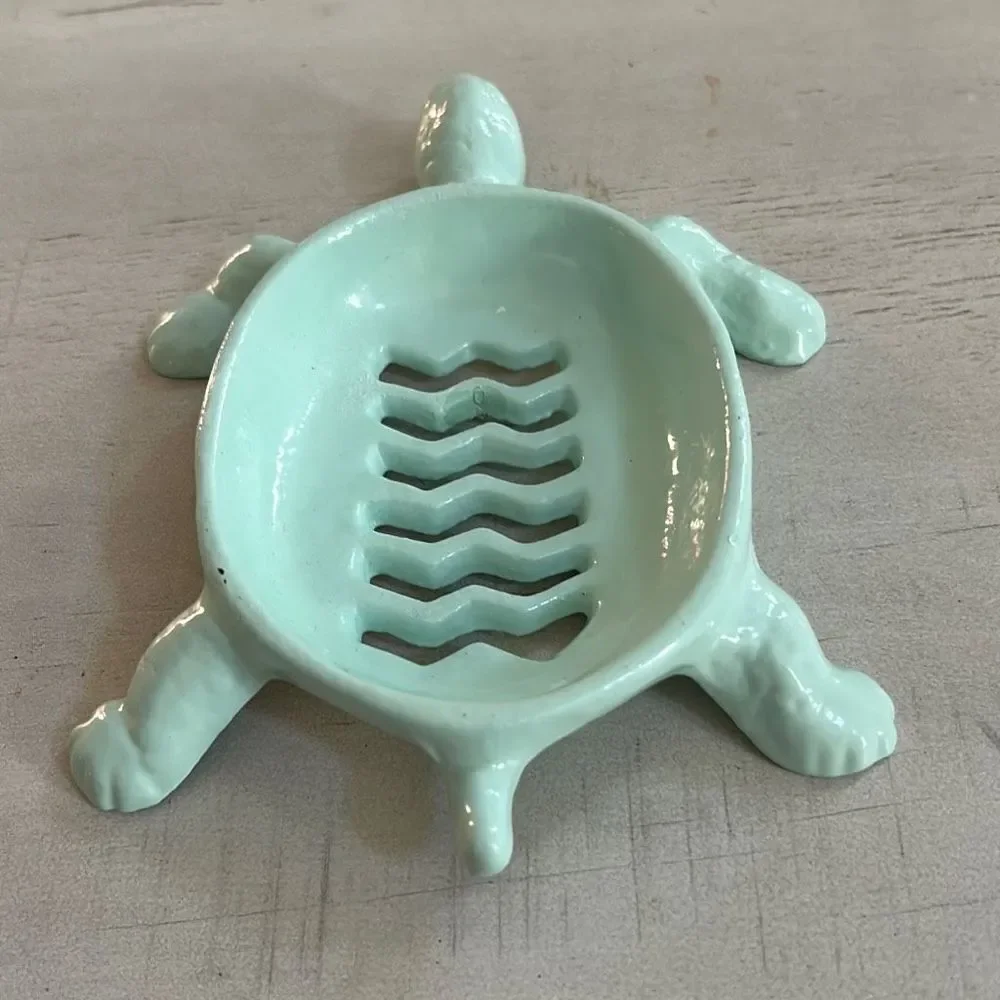 Iron Turtle Soap Dish NWT